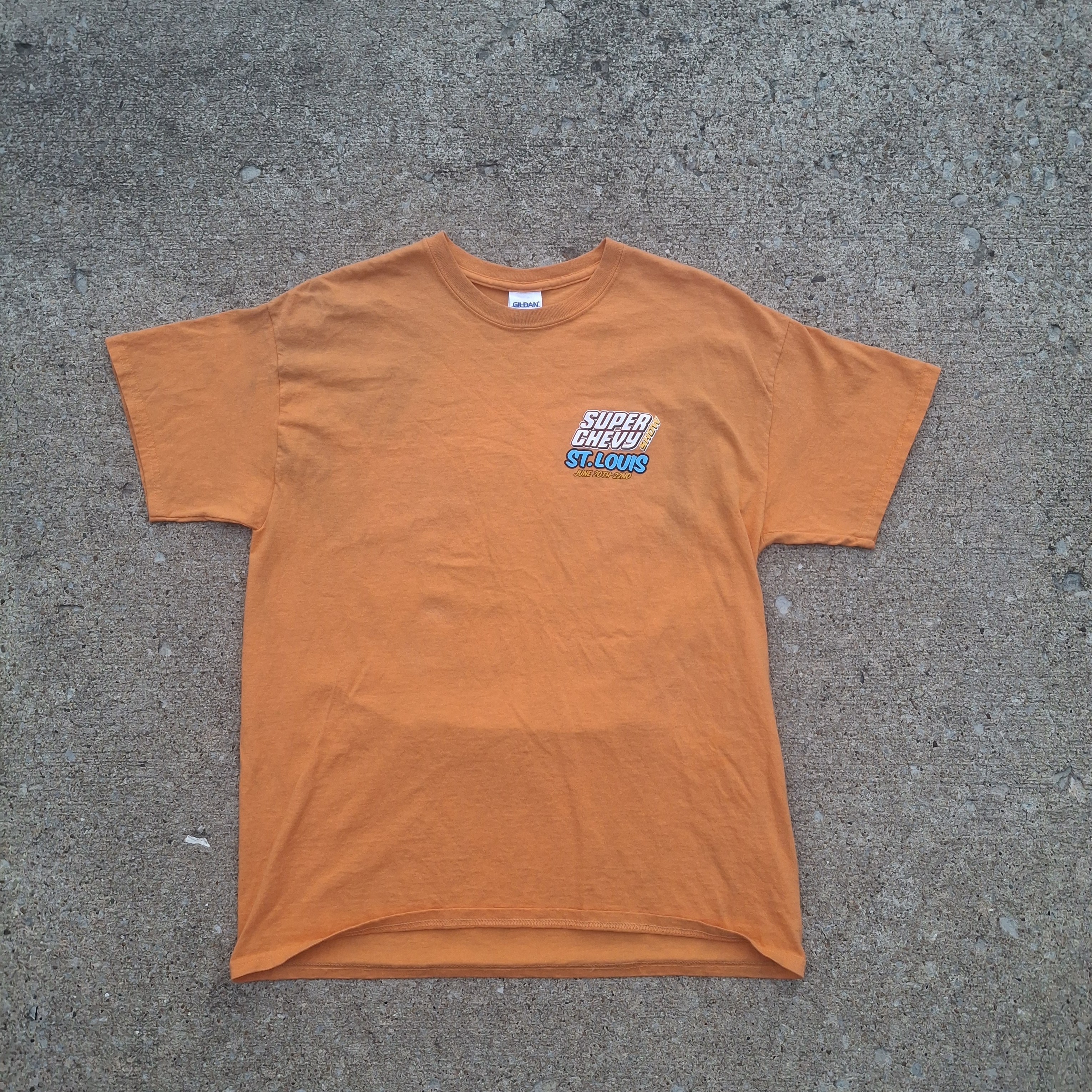 2010's Gildan Super Chevy Show St. Louis Drag Racing Large T-Shirt